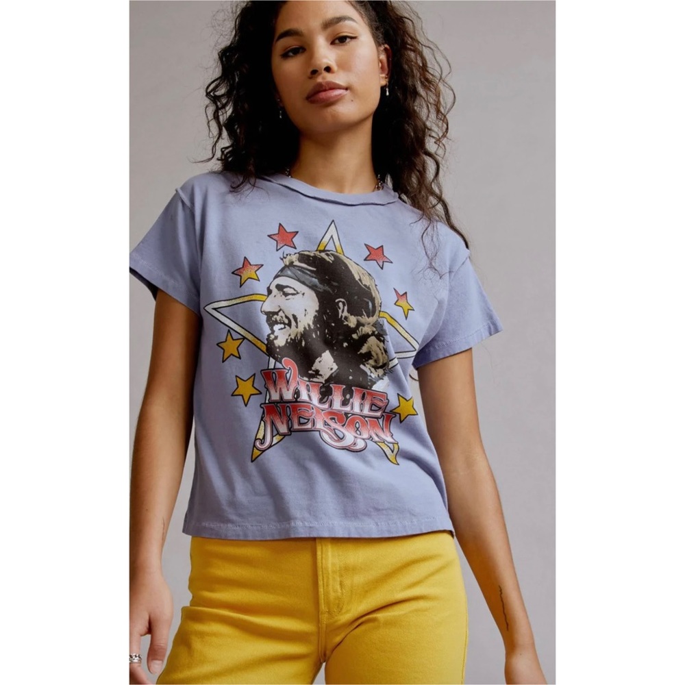 New Daydreamer LA Willie Nelson In stars reverse seams GF graphic tee Medium